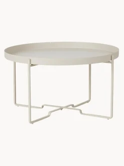 Mesa De Centro Redonda Con Bandeja Extraible George