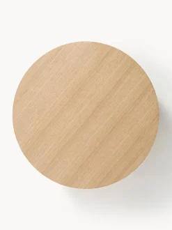 Mesa De Centro Redonda De Madera Dan