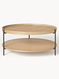 Mesa De Centro Redonda De Madera Renee