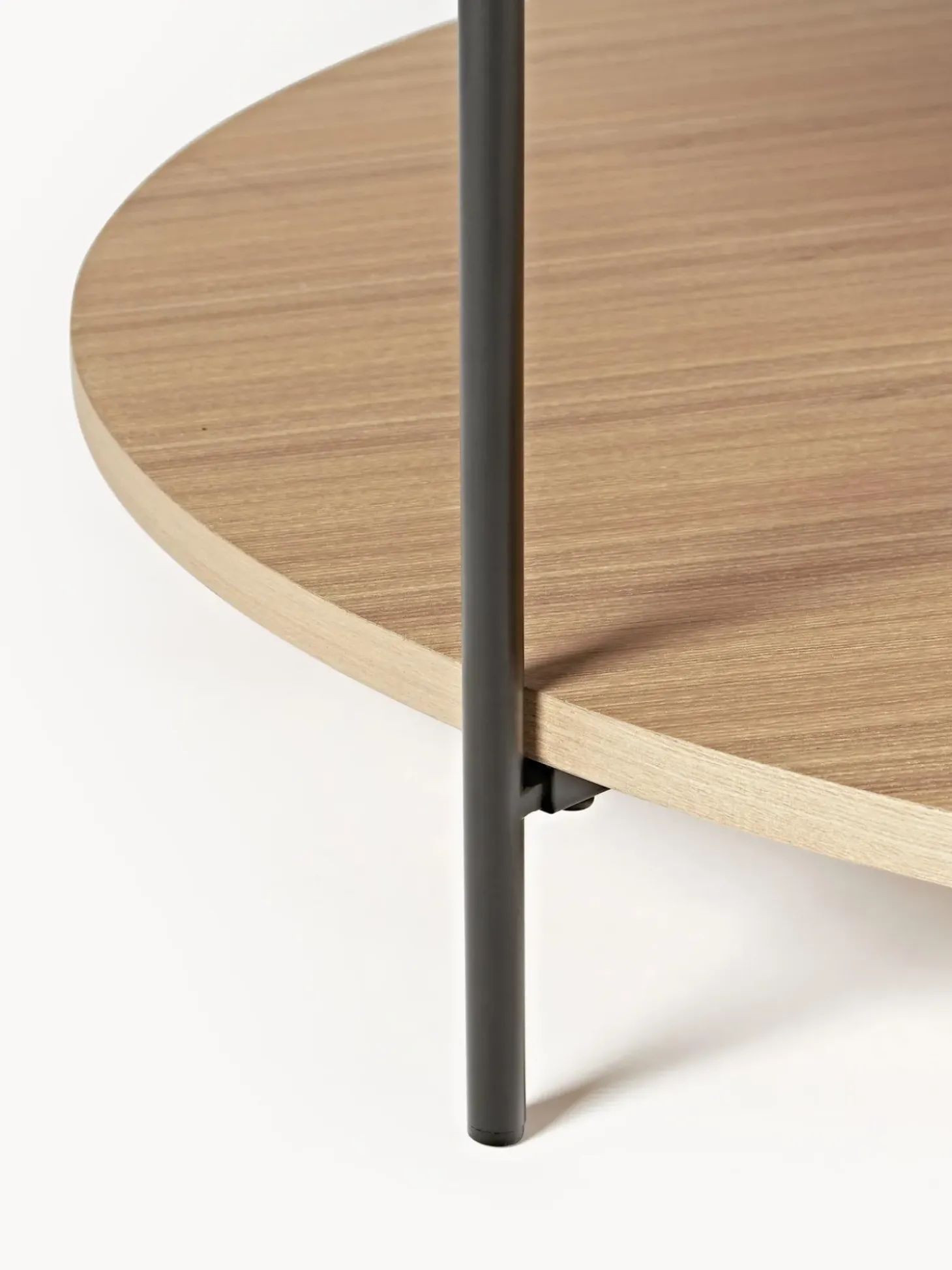 Mesa De Centro Redonda De Madera Renee