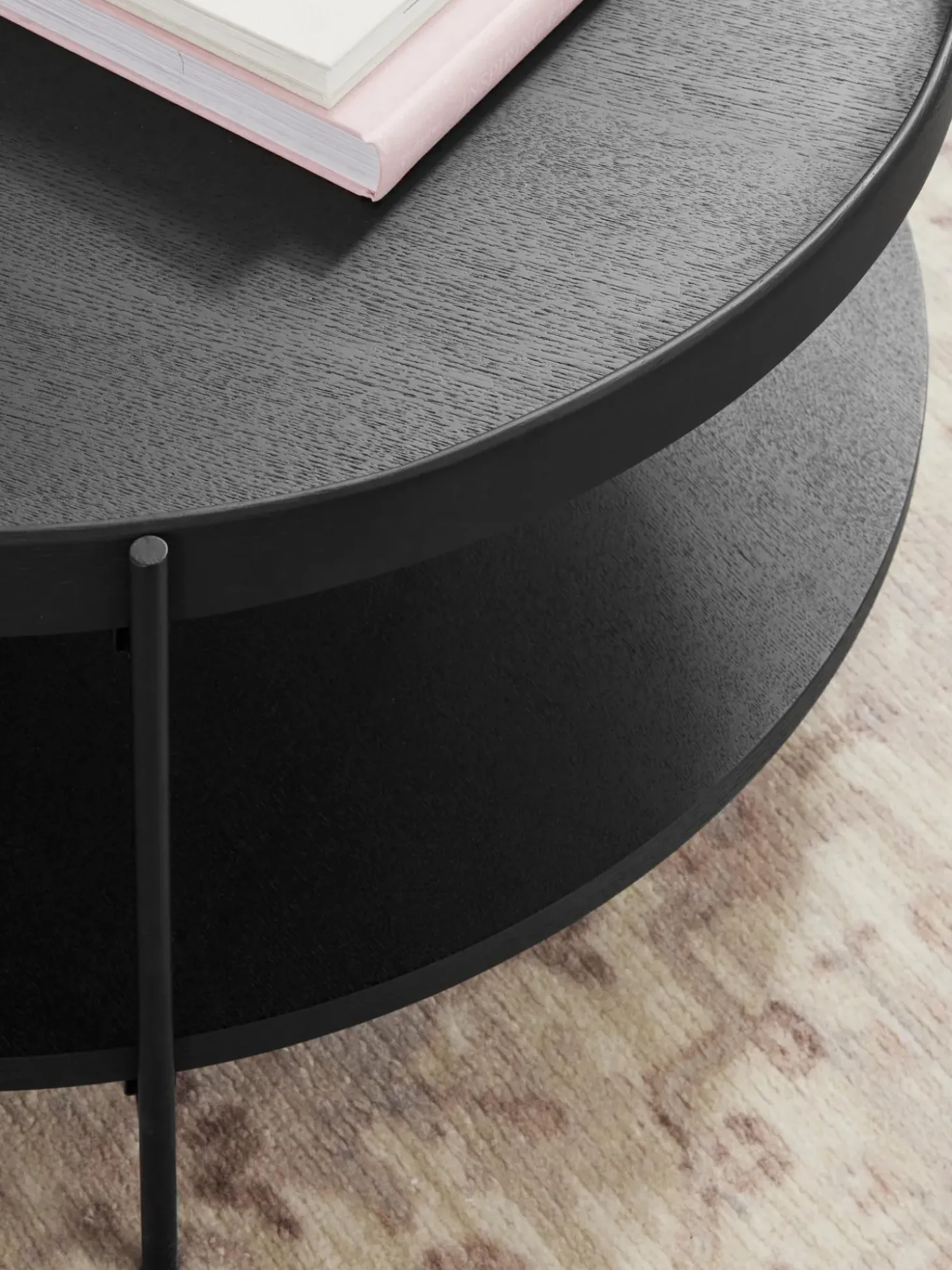 Mesa De Centro Redonda De Madera Renee