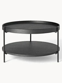 Mesa De Centro Redonda De Madera Renee