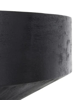 Mesa De Centro Redonda De Madera De Mango Benno