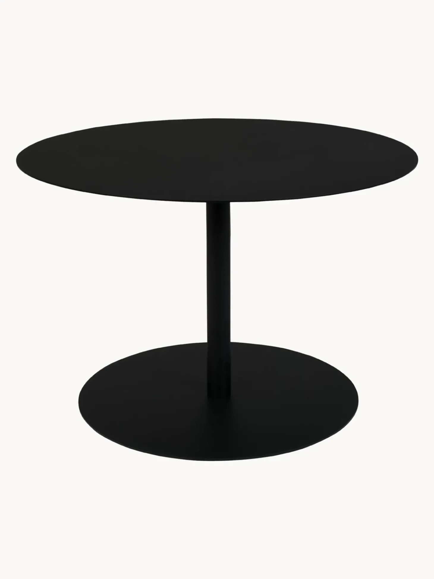 Mesa De Centro Redonda De Metal Snow