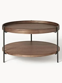 Mesa De Centro Redonda De Madera Renee