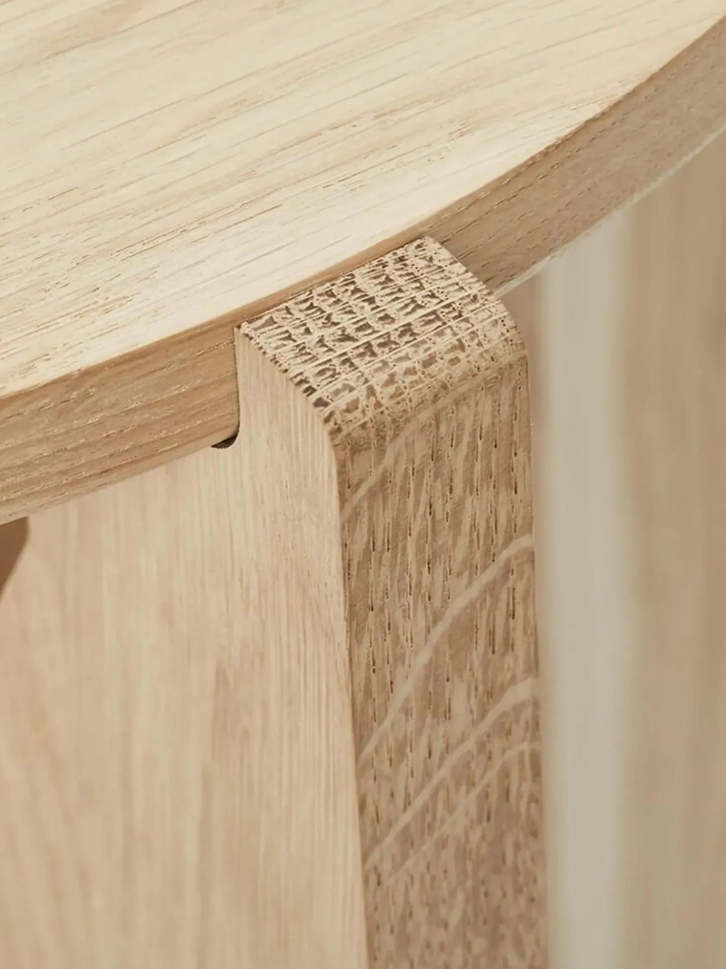 Mesa De Centro Redonda De Roble Future