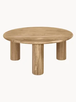 Mesa De Centro Redonda De Roble Didi