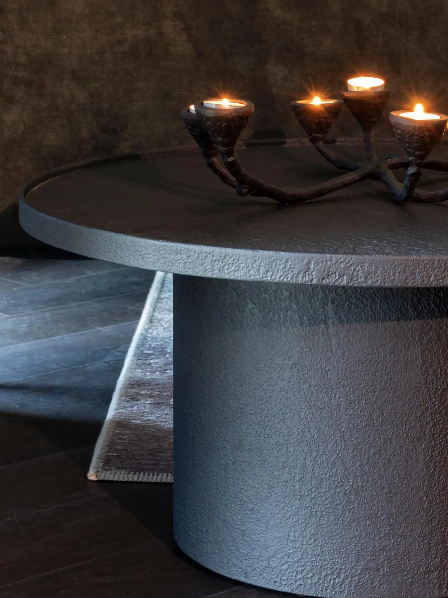 Mesa De Centro Redonda Winston