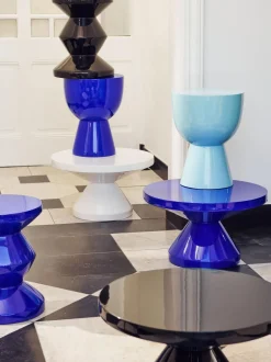 Mesa De Centro Redonda Zig Zag