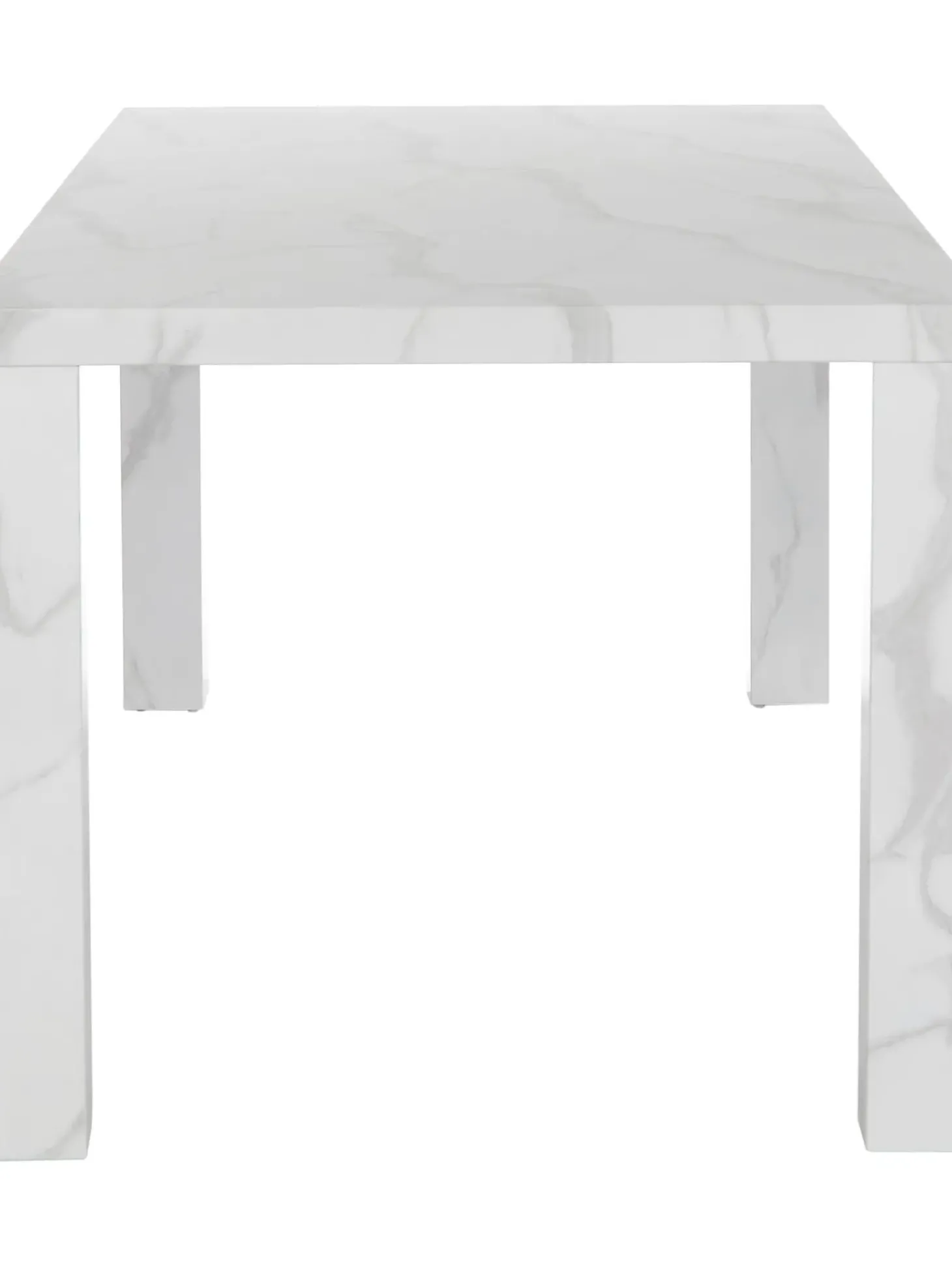 Mesa De Comedor Carl, Tablero En Aspecto Marmol, 180 X 90 Cm