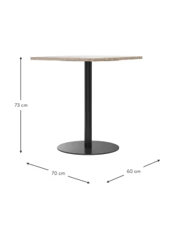 Mesa De Comedor De Arenisca Harbour, 60 X 70 Cm