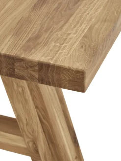Mesa De Comedor De Madera De Roble Ashton, Tamanos Diferentes