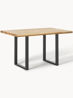 Mesa De Comedor De Madera De Roble Oliver, Diferentes Tamanos