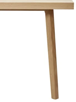 Mesa De Comedor De Madera De Roble Diseno Espiga Herringbone, 160 X 80 Cm