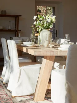 Mesa De Comedor De Madera De Roble Ashton, Tamanos Diferentes
