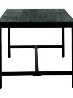 Mesa De Comedor De Madera De Mango Raw, 180 X 90 Cm