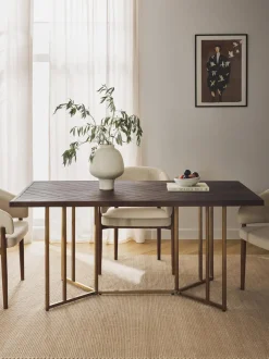 Mesa De Comedor De Madera De Mango Luca, Tamanos Diferentes