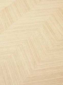 Mesa De Comedor De Madera De Roble Diseno Espiga Herringbone, 160 X 80 Cm