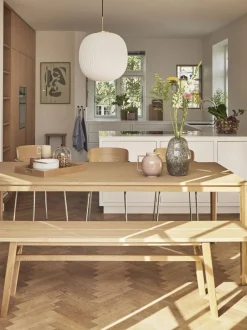 Mesa De Comedor De Roble Acorn, 140 X 80 Cm