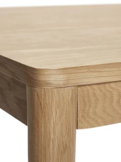 Mesa De Comedor De Roble Acorn, 140 X 80 Cm