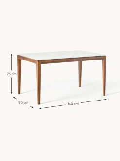 Mesa De Comedor En Look Marmol Jackson, Tamanos Diferentes