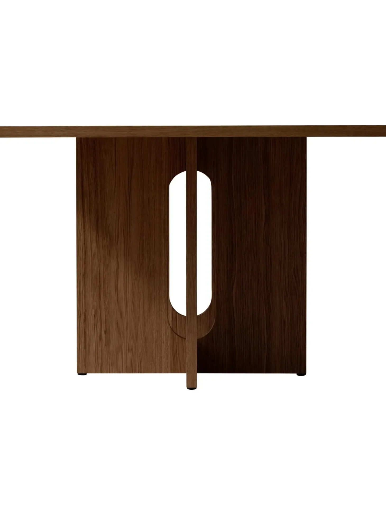 Mesa De Comedor En Madera Oscura Androgyne, Tamanos Diferentes