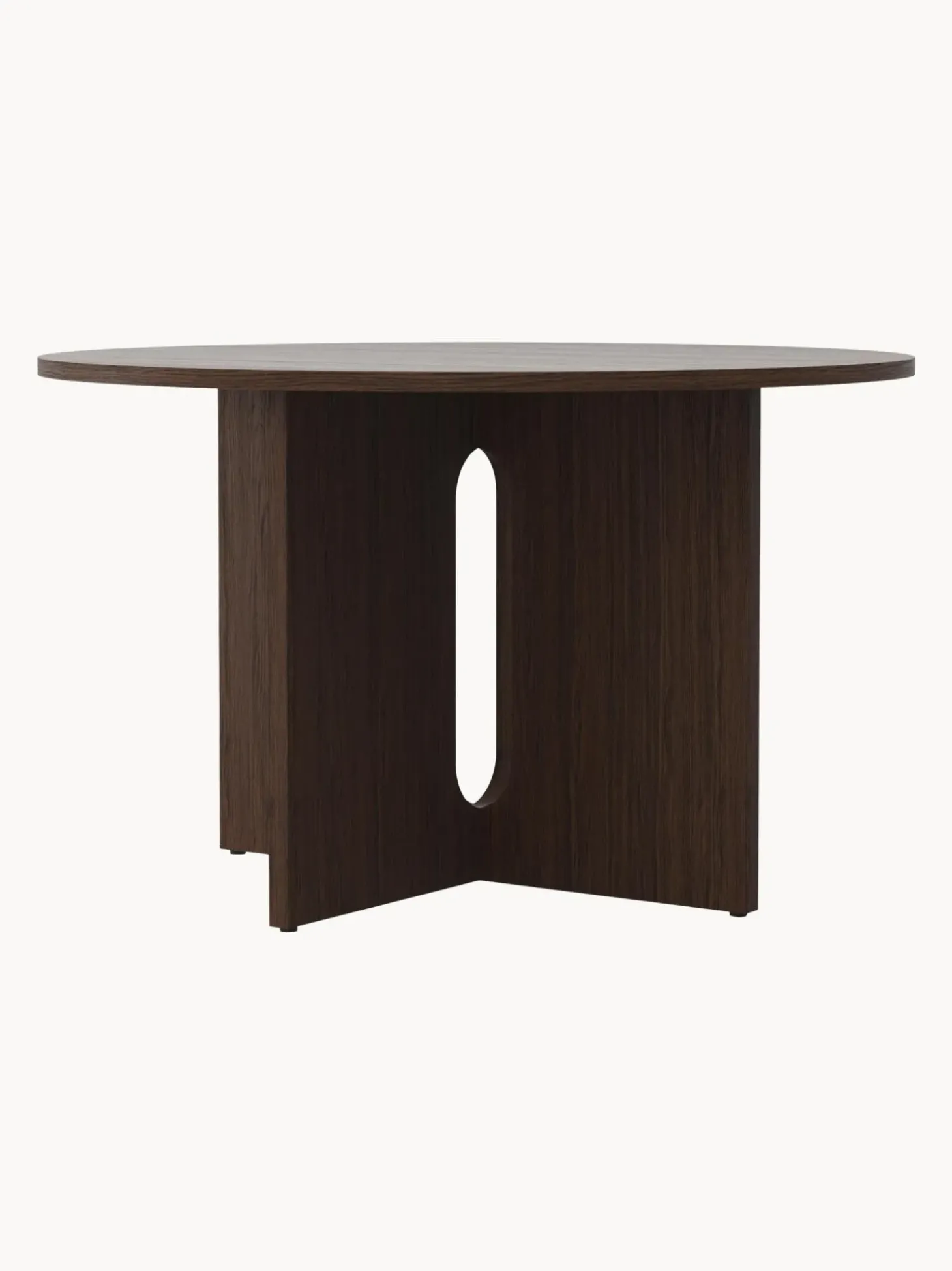 Mesa De Comedor En Roble Oscuro Androgyne, Tamanos Diferentes