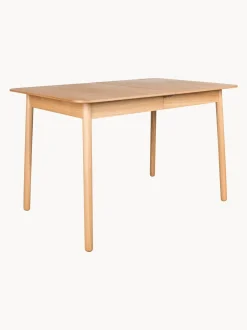 Mesa De Comedor Extensible De Madera De Fresno Glimps, 120-162 X 80 Cm