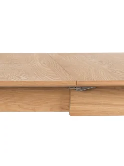 Mesa De Comedor Extensible De Madera De Fresno Glimps, 120-162 X 80 Cm