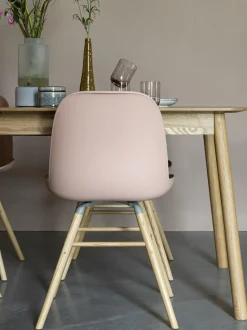 Mesa De Comedor Extensible De Madera De Fresno Glimps, 120-162 X 80 Cm