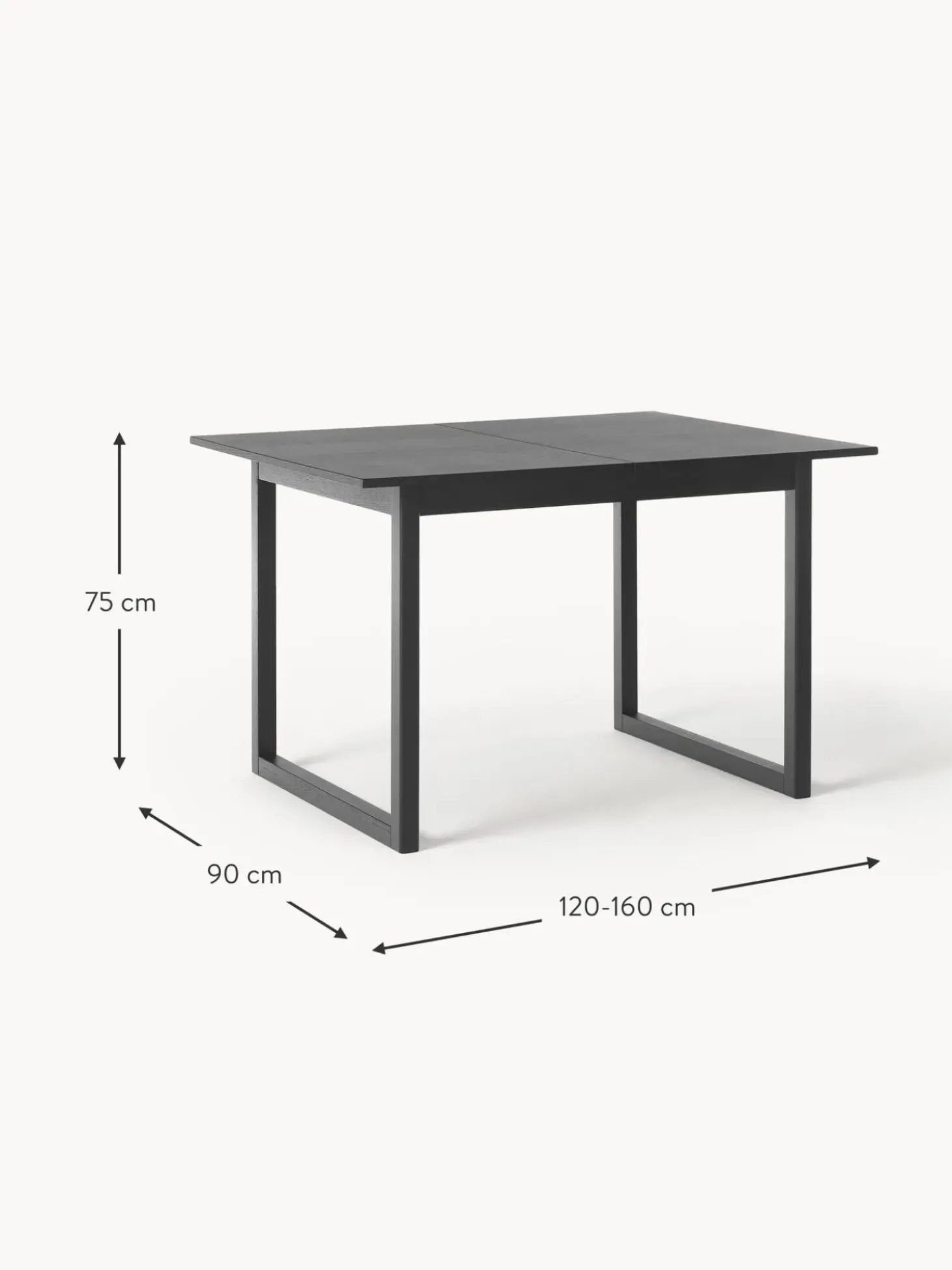 Mesa De Comedor Extensible Calla, Tamanos Diferentes