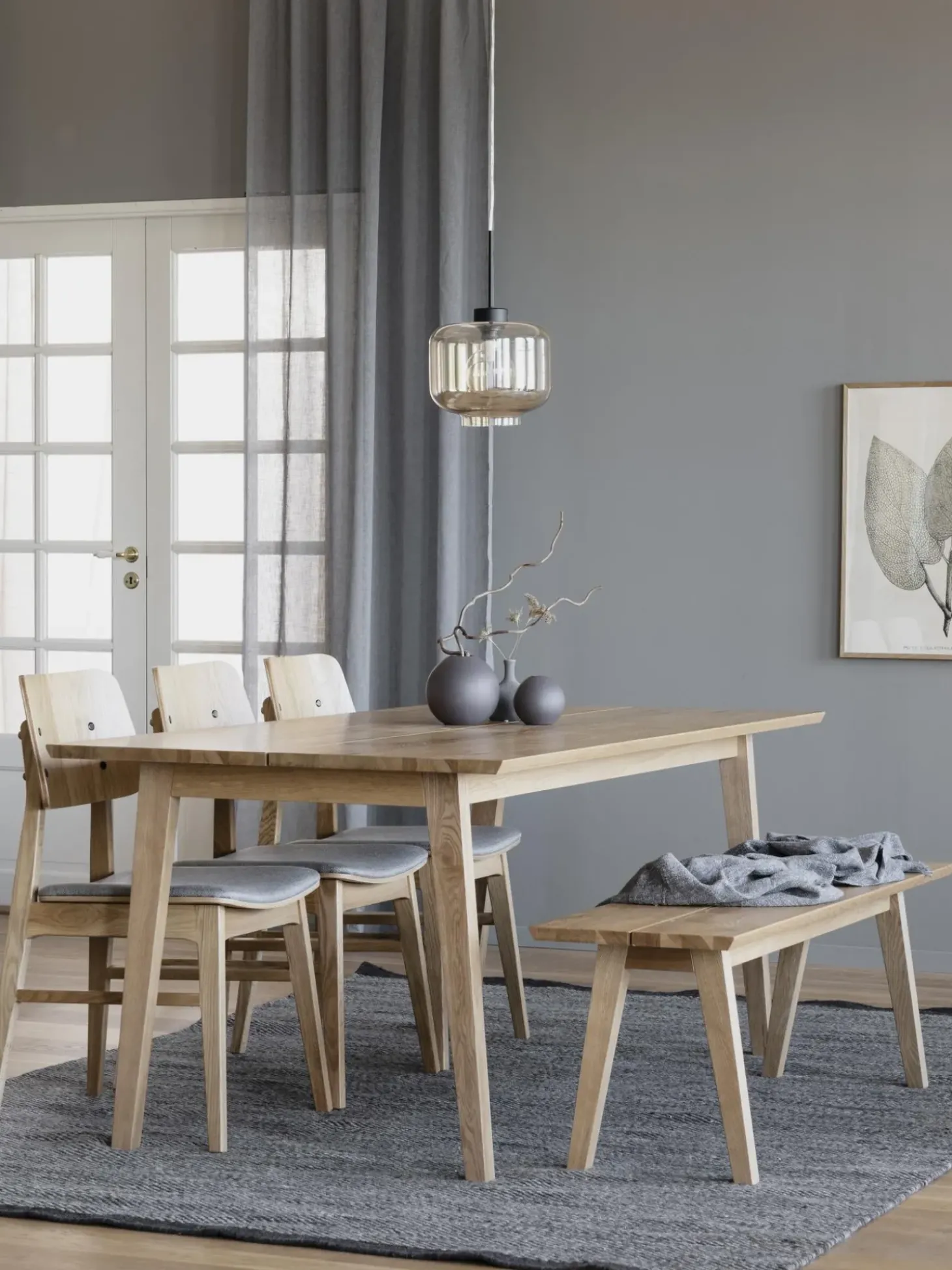 Mesa De Comedor Extensible De Madera Melfort, 180-280 X 90 Cm