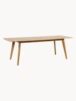 Mesa De Comedor Extensible En Roble Cirrus, 190-235 X 90 Cm