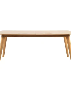 Mesa De Comedor Extensible En Roble Cirrus, 190-235 X 90 Cm
