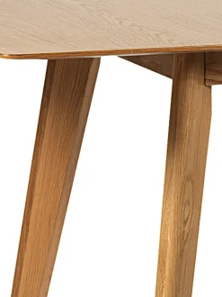 Mesa De Comedor Extensible En Roble Cirrus, 190-235 X 90 Cm