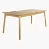 Mesa De Comedor Extensible De Madera De Fresno Glimps, 180- 240 X 90 Cm