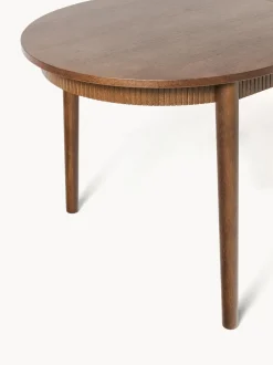 Mesa De Comedor Extensible De Madera De Roble Calary