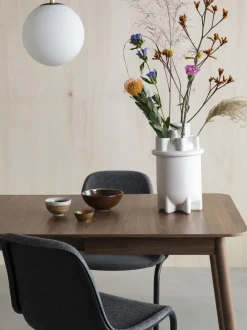 Mesa De Comedor Extensible De Madera De Nogal Glimps, 120- 62 X 80 Cm