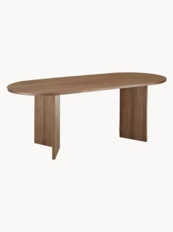 Mesa De Comedor Ovalada De Madera Toni, 200 X 90 Cm