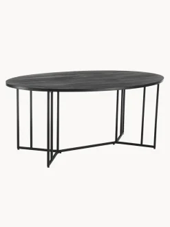 Mesa De Comedor Ovalada De Madera De Mango Luca, Tamanos Diferentes