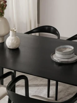 Mesa De Comedor Ovalada De Madera De Mango Maciza Archie, 200 X 100 Cm
