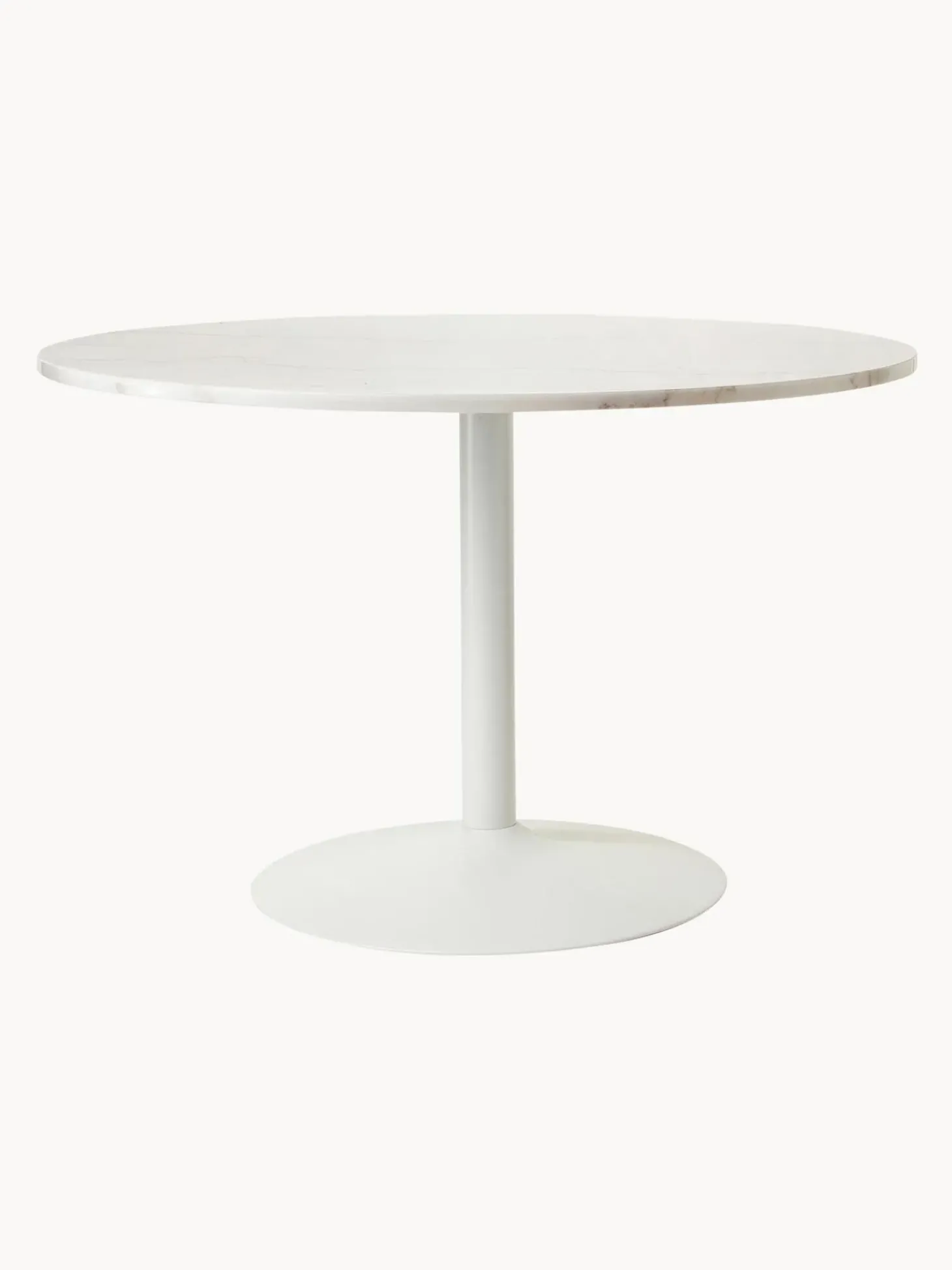 Mesa De Comedor Ovalada De Marmol Miley, 120 X 90 Cm