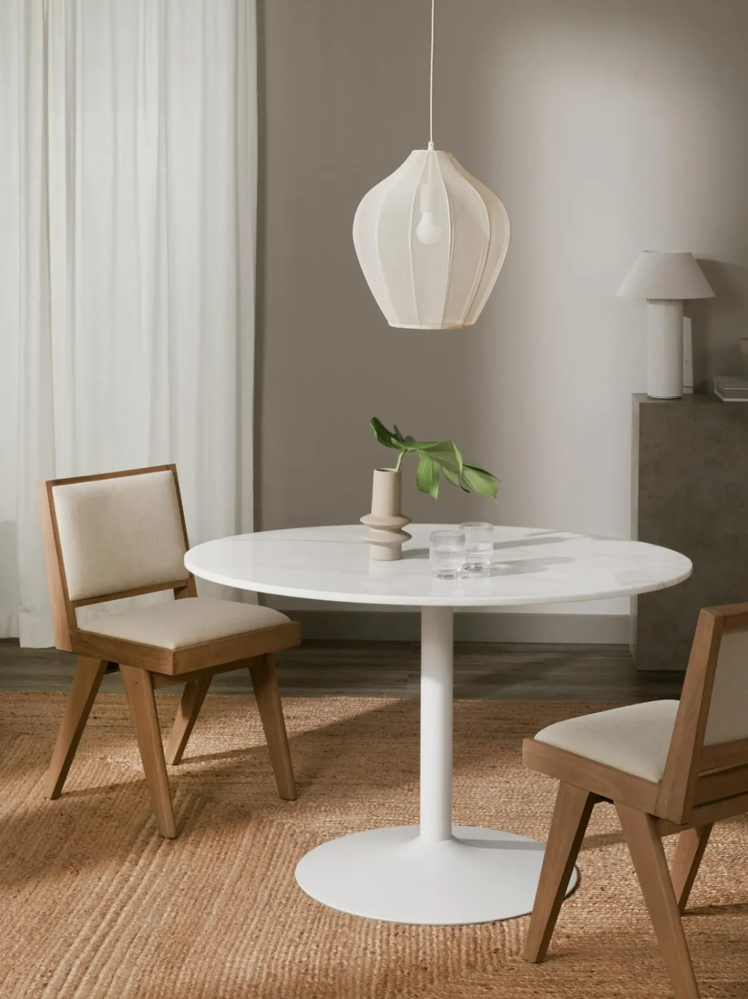 Mesa De Comedor Ovalada De Marmol Miley, 120 X 90 Cm