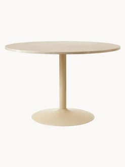 Mesa De Comedor Ovalada De Marmol Miley, 120 X 90 Cm