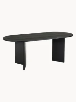 Mesa De Comedor Ovalada De Madera Toni, 200 X 90 Cm