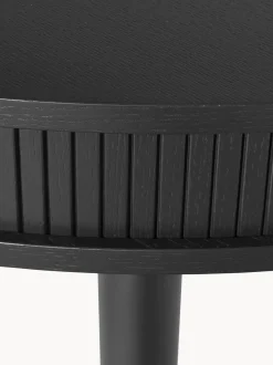 Mesa De Comedor Redonda Calary, Con Espacio De Almacenamiento