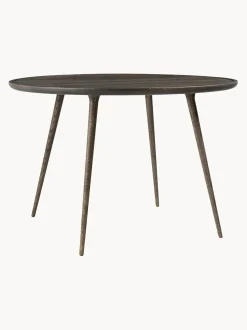 Mesa De Comedor Redonda De Madera De Roble Accent, Tamanos Diferentes