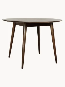 Mesa De Comedor Redonda De Madera De Mango Oscar