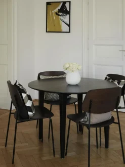 Mesa De Comedor Redonda De Madera De Mango Archie, O 110 Cm