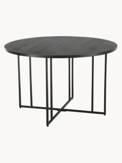 Mesa De Comedor Redonda De Madera De Mango Luca, Tamanos Diferentes